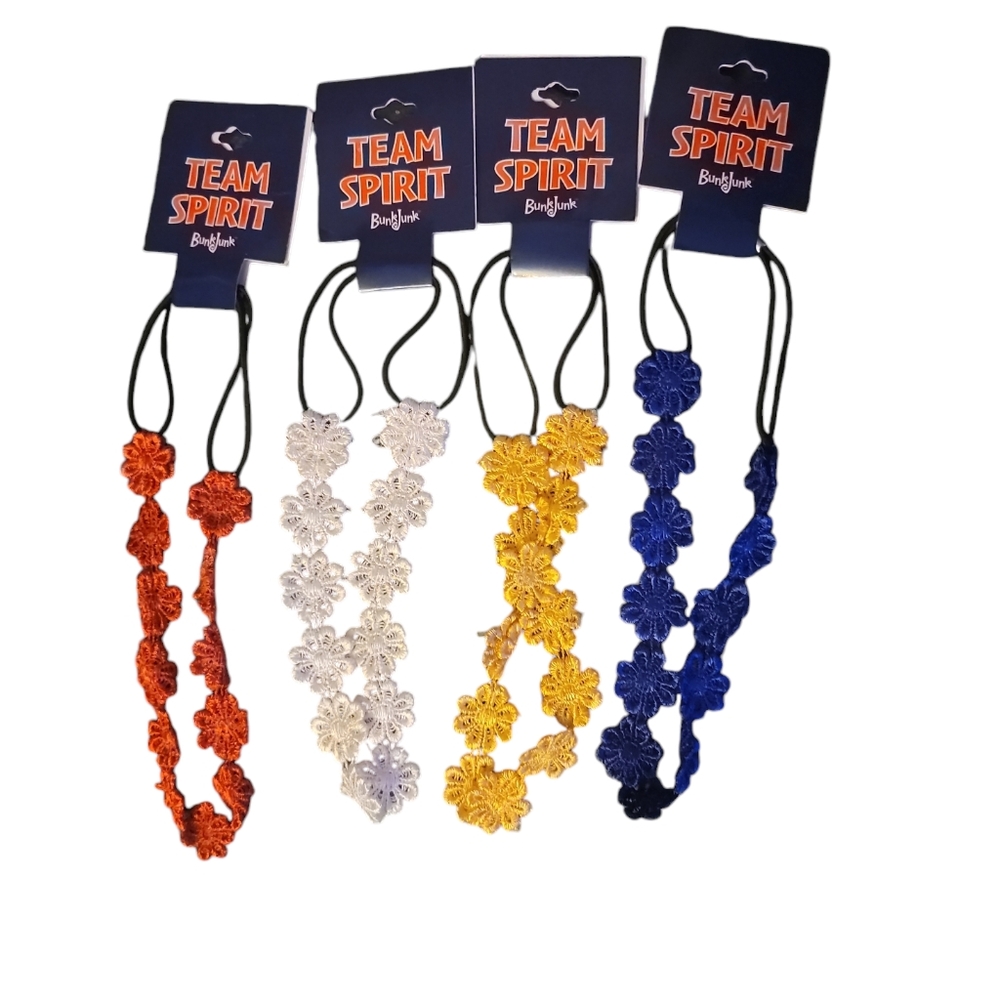 Set of 4 Team Spirit Girl's Headbands